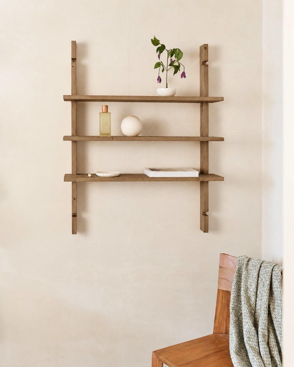 Hannun Étagère modulaire individuelle marron Marron 80x100x22cm