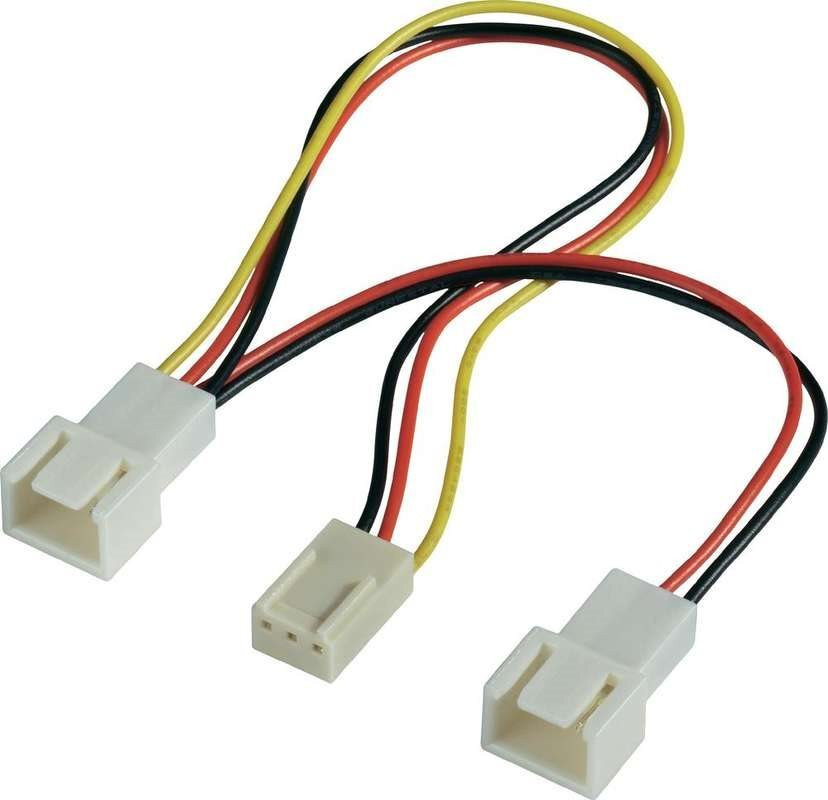 Akasa AK-FY320 Adapterkabel voor het splitsen van ventilatoren