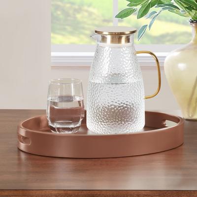Convenience Concepts Palm Beach Oval Decorative Serving Tray