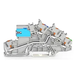 Wago 2203-7641 Installationsetagenklemme,mit Drücker,2,5 mm2,grau 22037641  - 50 Stück