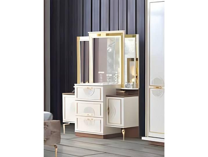 JVmoebel Schminktisch Italienisches Sideboard aus Holz in Weiß, Made in Europa