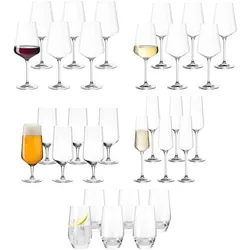 Leonardo Gläserset Bier, Sekt, Wein PUCCINI, Weingläser, Transparent