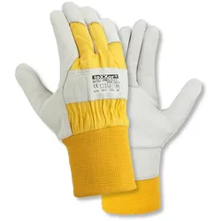 12 Paar teXXor® Rindvollleder Winterbauhandschuhe „HIMALAYA II“ – Artikel-Nr.: 1121“, Größe10 (XL)