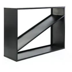 Westmann Kaminholzregal,schwarz,114,5 x 35 x 80 cm (L x B x H)