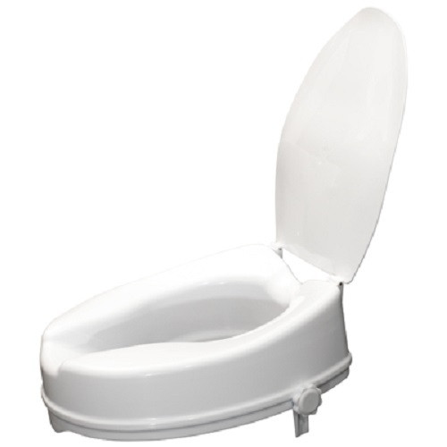 Aidapt Toiletverhoger 10 cm met deksel - Wit