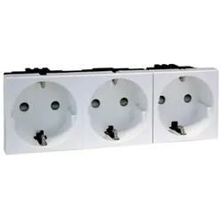 Peha SCHUKO-EB-Steckd.3-fachant D 6213.21 EMS SI