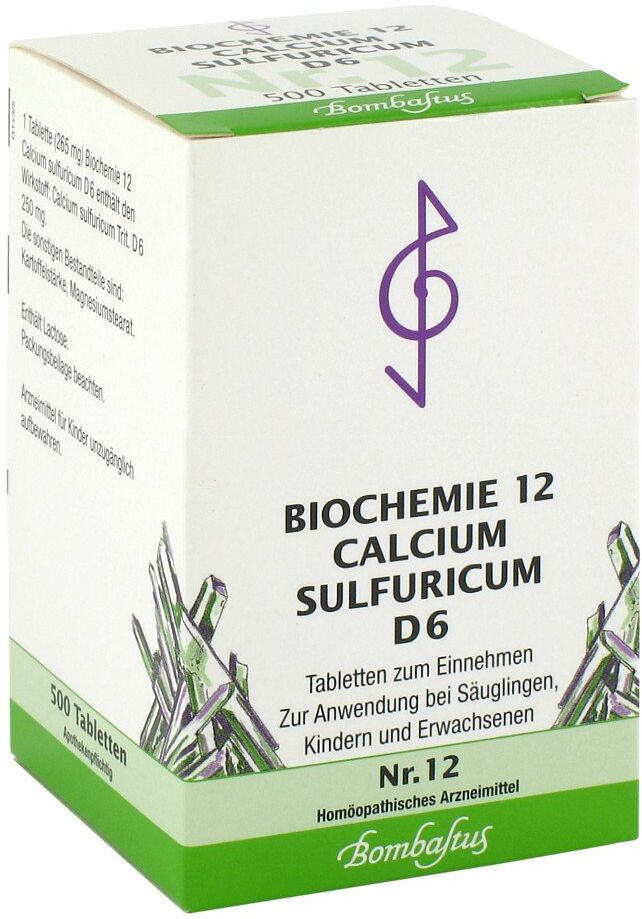 Bombastus Biochemie 12 Calcium sulfuricum D6 Tabletten