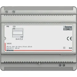 Bticino, Zubehör Gebäudesicherheit, Netzgerät 346040 Audio Eco 6Te 346040