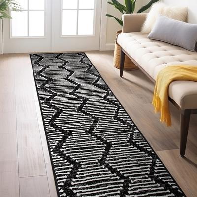 World Rug Gallery Boho Stripe Design Area Rug