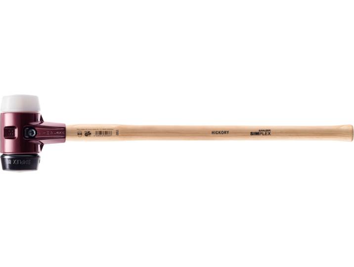 Halder Marteau Simplex 3200g Longueur 800mm Diamètre tête 80mm Caoutchouc noir / Superpl. blancHalder - 3027081