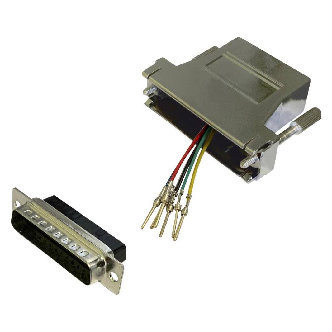 BKL Electronic 10121129 Adapter D-SUB-Stecker 25pol. - RJ12-Buchse 1 St. Single (10121129)