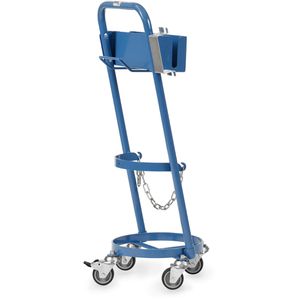 Fetra Transportroller Stahlflaschenroller, 51162, Ø 300mm, mit Schlauchhalter, für 11kg Gasflasche