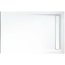 Schulte  ExpressPlus  Duschwanne  extra-flach  Rechtseck  mit  Rinne  900x1200  mm  Alpinweiß  Sanitär-Acryl