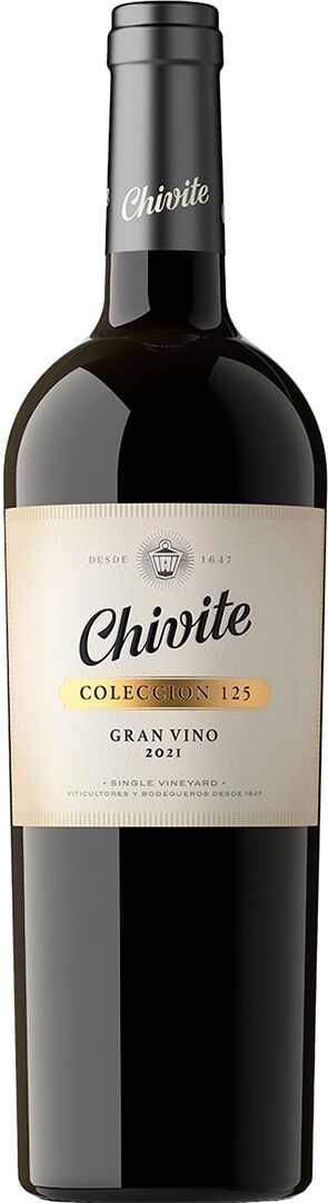 Chivite Vino tinto Colección 125 2021 Navarra.