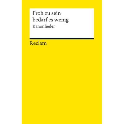 Froh zu sein bedarf es wenig -