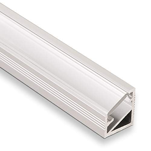 SOTECH 5 x LED Hoekprofiel-66 ALU geëloxeerd/opaal 2m voor LED strips