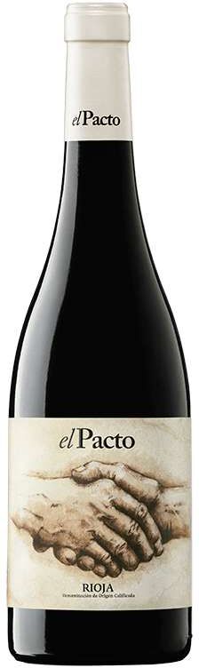 Vino El Pacto 2021 de Hacienda López de Haro - Elegancia y sabor en una botella de 75 cl.