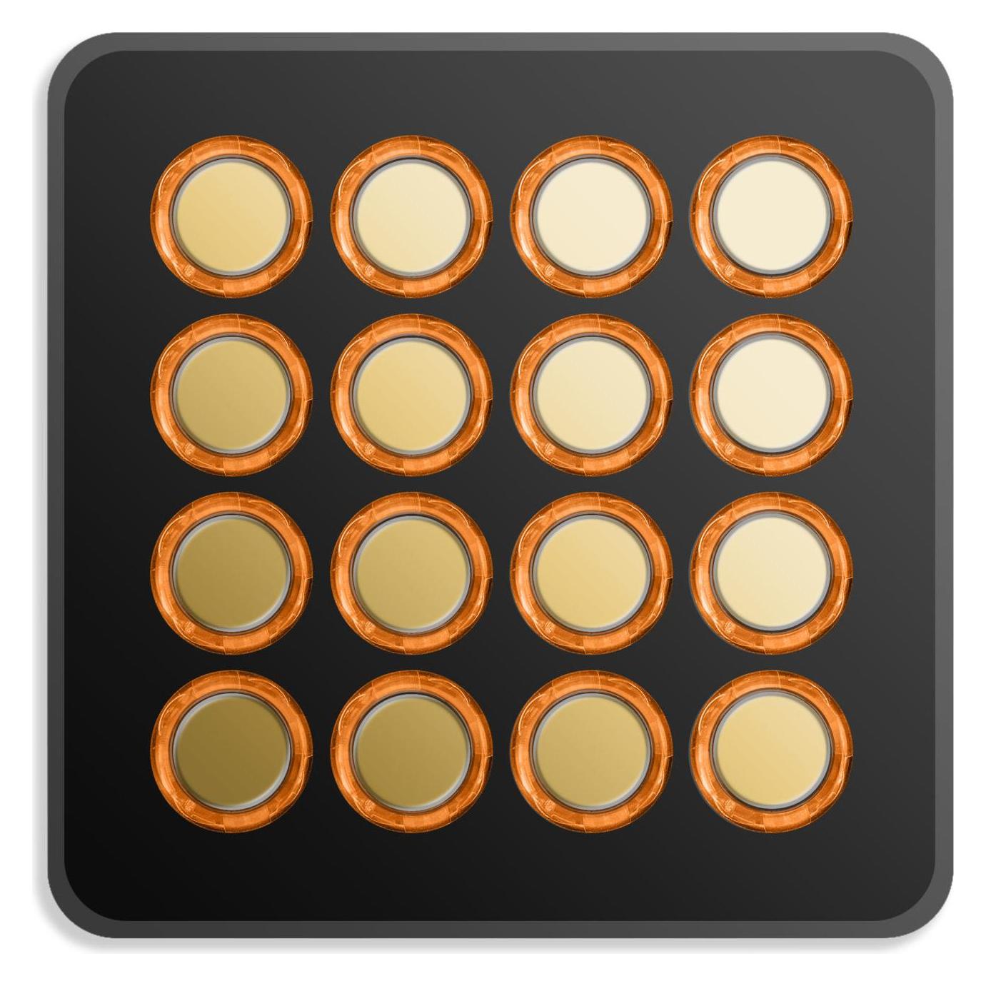 DJTechTools Midi Fighter Spectra - Limited Edition Gold (B0DBNXYMFK)