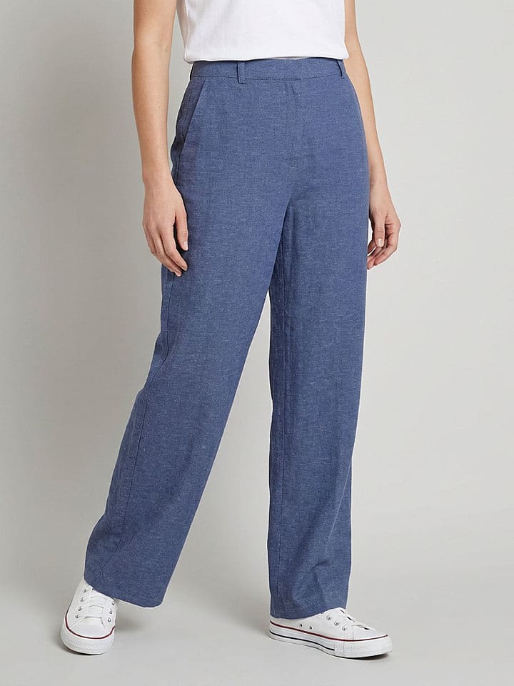 MOSS COPENHAGEN Hose "Pennie" in Blau - M