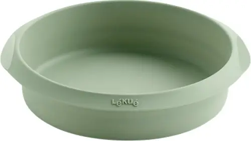 Lékué 8710755884122 Heißluftfritteusenform, 20cm BPA-frei, für Lebensmittel, spülmaschinenfest Grün
