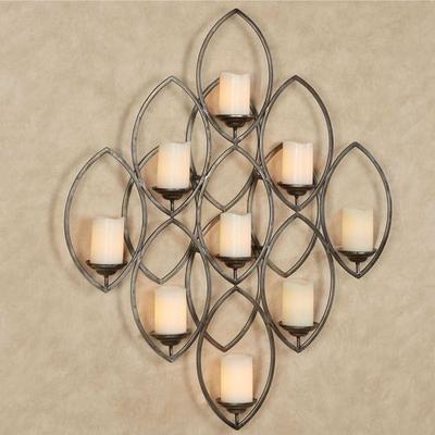 Touch of Class Iona Wall Sconce Candelabra Gun Metal , Gun Metal