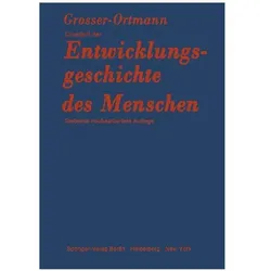 Grundriss der Entwicklungsgeschichte des Menschen, Fachbücher