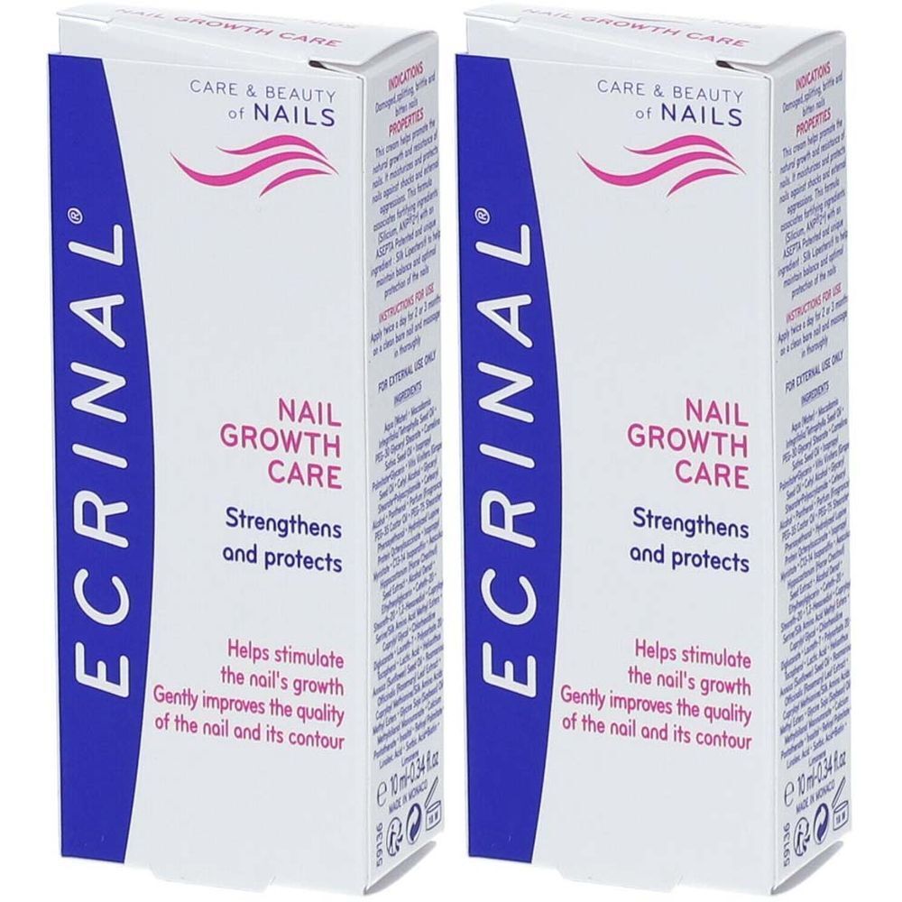 Ecrinal Soin & Beauté Croissance et Résistance x2 2x10 ml Creme