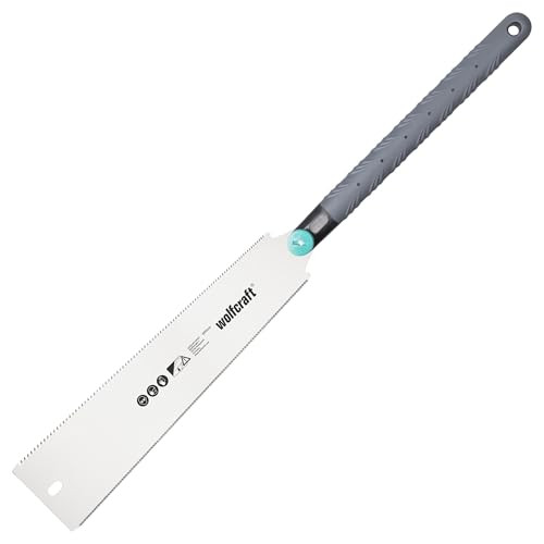 Wolfcraft Japanse Zaag 330 mm - Dubbelzijdige Trekzaag voor Hout en PVC