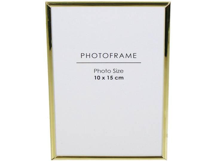 Bilderrahmen Natural & Feminine Glamour gold Metall/Glas - Bilderrahmen