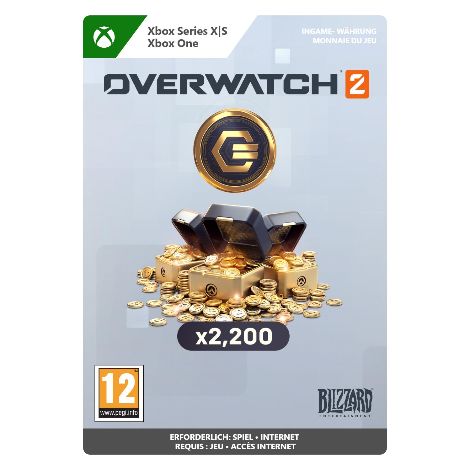 Microsoft Xbox Overwatch 2 Coins - 2,000 Download Code (7LM-00087)