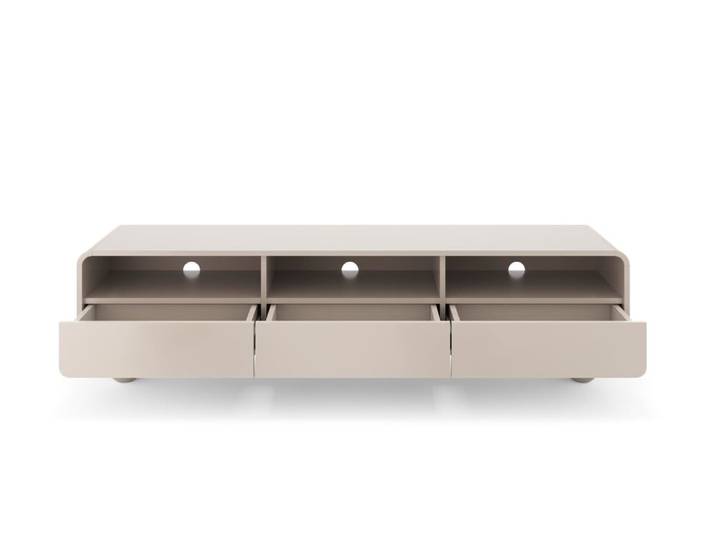 Meuble TV coloris beige 180 x 39 x 44 cm
