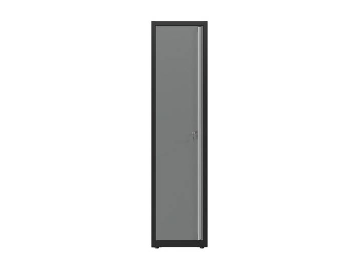 Hoher Stahlschrank für die Werkstatt mit 4 Einlegeböden - B50 x T55 x H202,5 cm - Anthrazitgrau ATELIOR