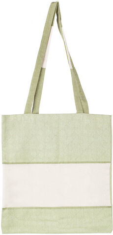 Baumwolltasche mit Aidafeld, lindgrün