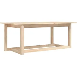 vidaXL Couchtisch 110x55x45 cm Massivholz Kiefer