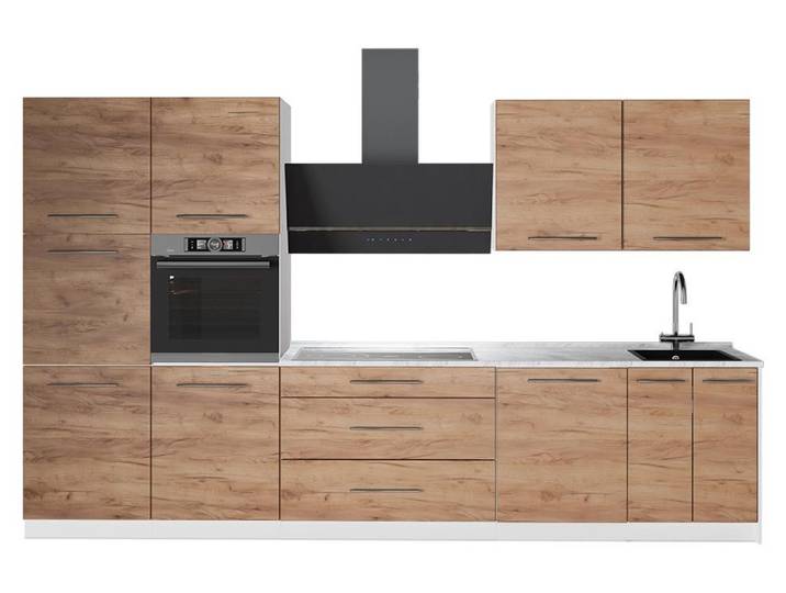 Cuisine Vicco Fame-Line Chêne de force doré 340cm sans PT\, Model 62965