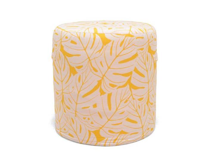 Pouf outdoor jaune citron