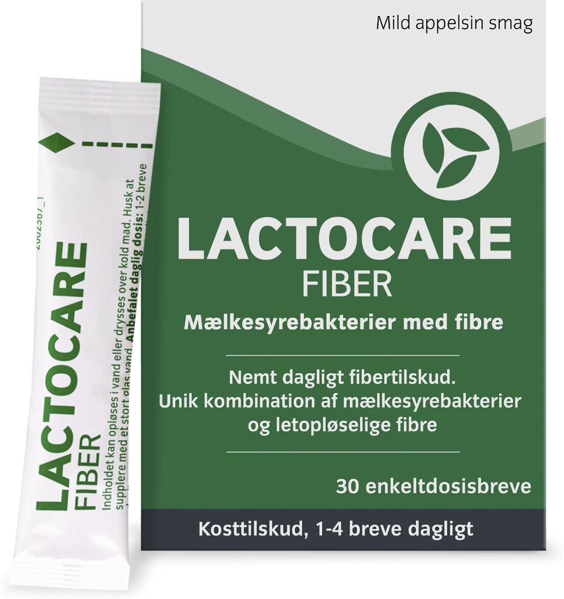 Lactocare Fiber Breve Kosttilskud 30 stk