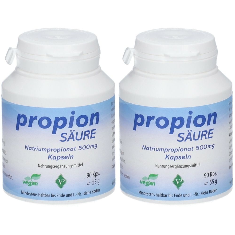 Propionsäure 500 mg vegan Kapseln 2x 2x90 St