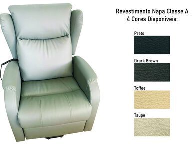 Biort Poltrona Elétrica Em Napa Bege 1 un