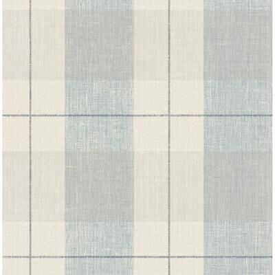 NextWall Lenox Hill Plaid Peel and Stick Wallpaper