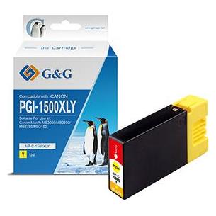 G&G kompatibel Ink mit PGI 1500XL, NP-C-1500XLY/C, yellow (Y) (45557907)