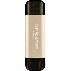 Transcend JetFlash 930C (512 GB, USB-A, USB-C), USB Stick, Gold