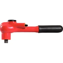 KS Tools 3/8" Umschaltknarre mit Schutzisolierung mit Verriegelungsmechanik, 32 Zahn - 117.3800