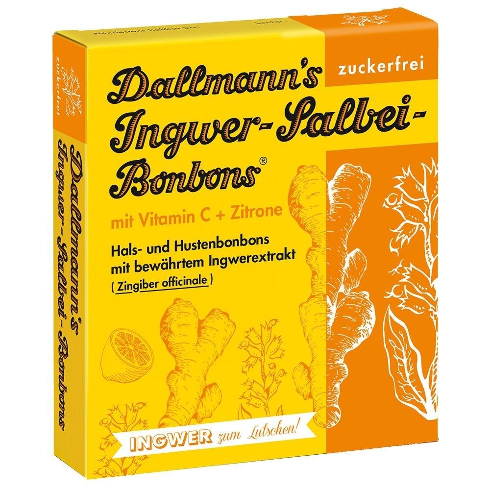 Dallmanns Ingwer Salbei BO x5 5x37 g Bonbons