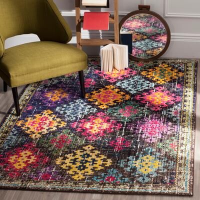 SAFAVIEH Monaco Shailee Distressed Boho Rug
