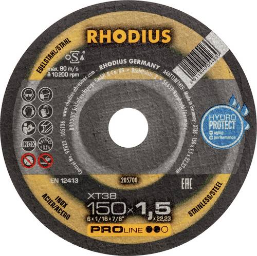 Rhodius 205700 Trennscheibe gerade 150mm Edelstahl, Stahl