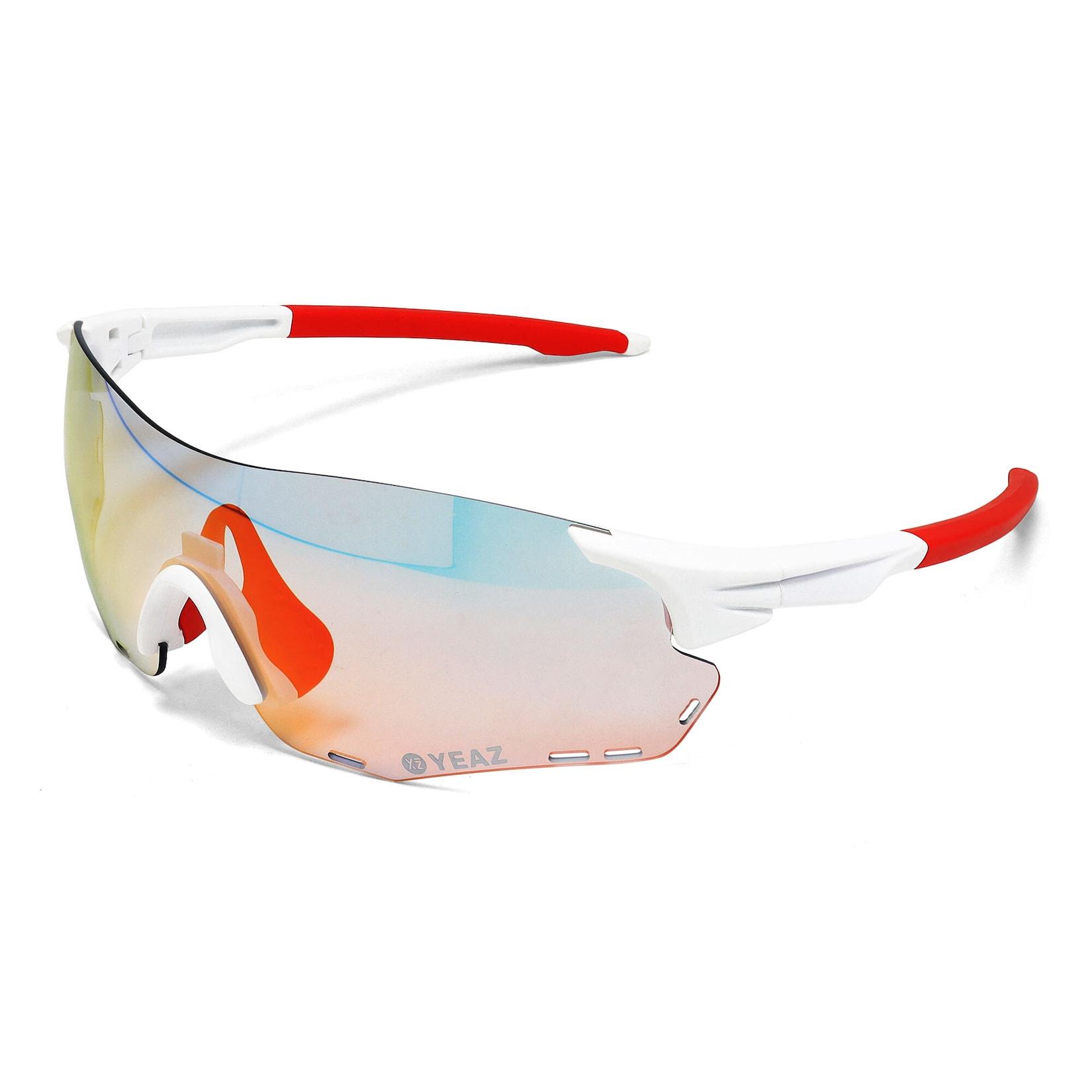 YEAZ Sport-Sonnenbrille weiß/rot SUNELATION