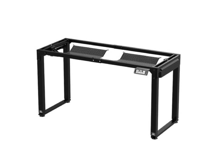 ULTRADESK Uplift V2 Frame Schreibtischgestell Elektrisch für Computer oder Stehtisch, Tischplatte 140 bis 180 cm, Höhenverstellbar 72 bis 116 cm, aus Metall, für Gaming Gamer, Schwarz