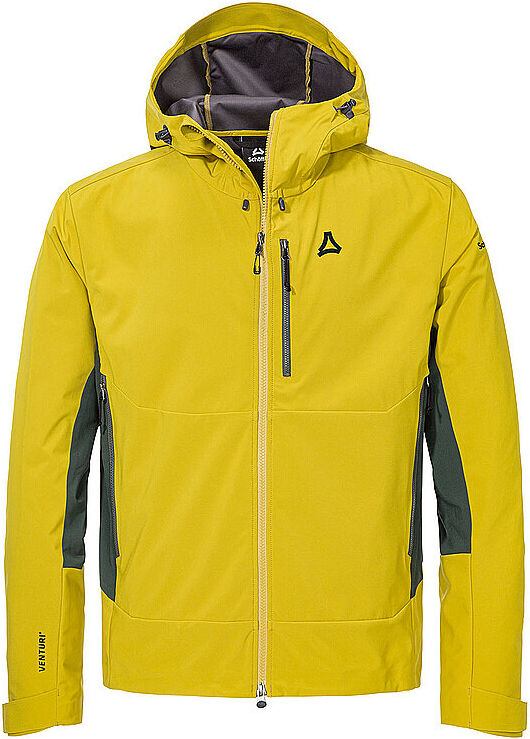 SCHÖFFEL Herren Touren Softshelljacke Milagle Hoodie gold   52 M