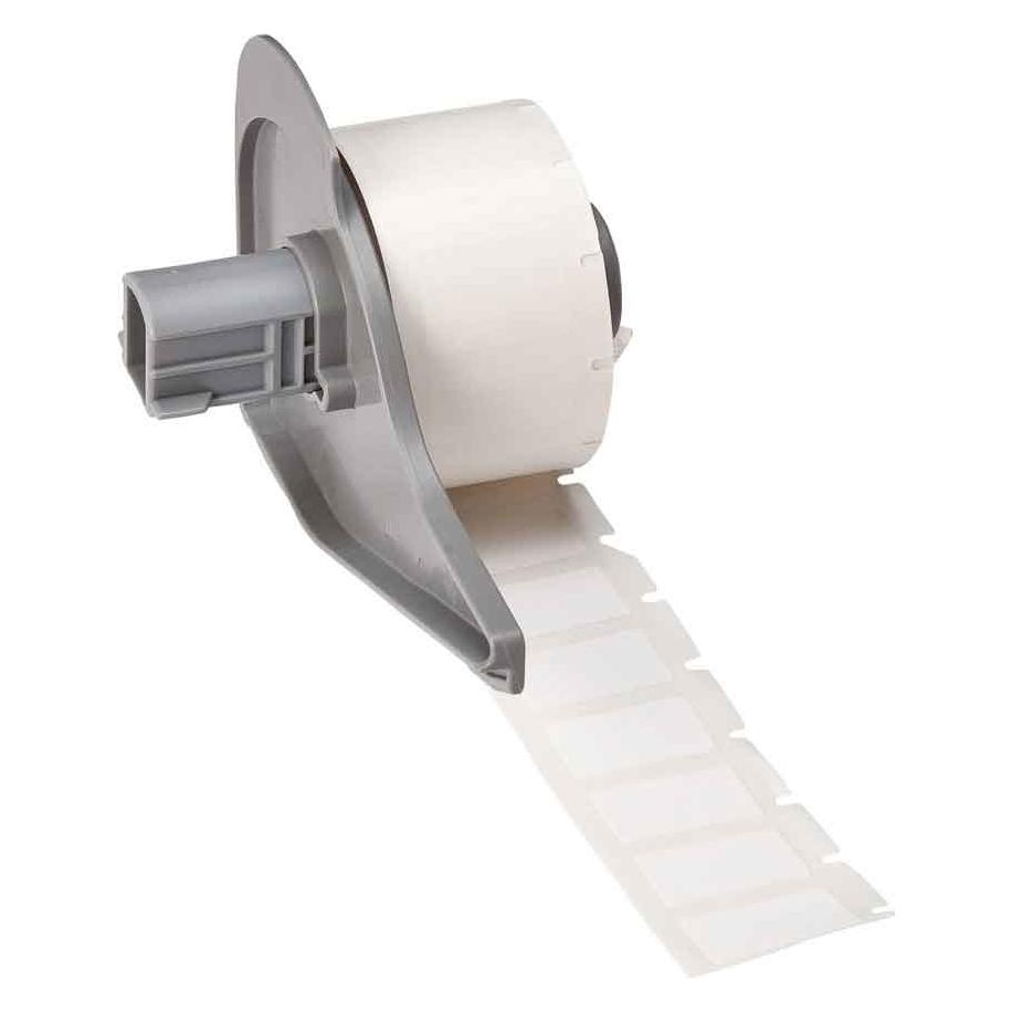 Brady M7-84-499, Nylongewebe, Weiss, matt, 22.86 x 12.70 mm, permanent (500 E.) (33.32 mm) (M7-84-499)